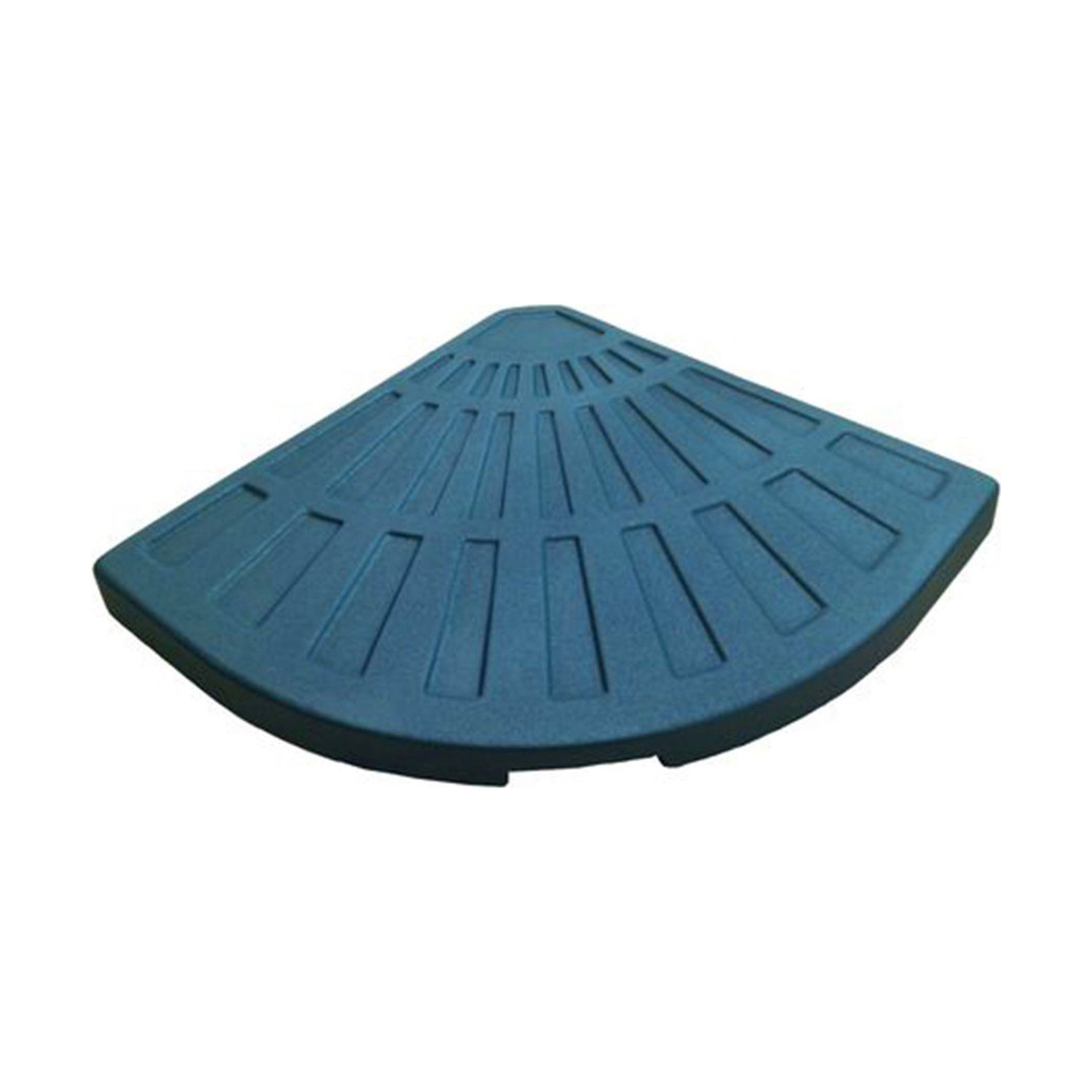 Base de Guarda-Sol Betão 1/4 Peça Verde 20Kg