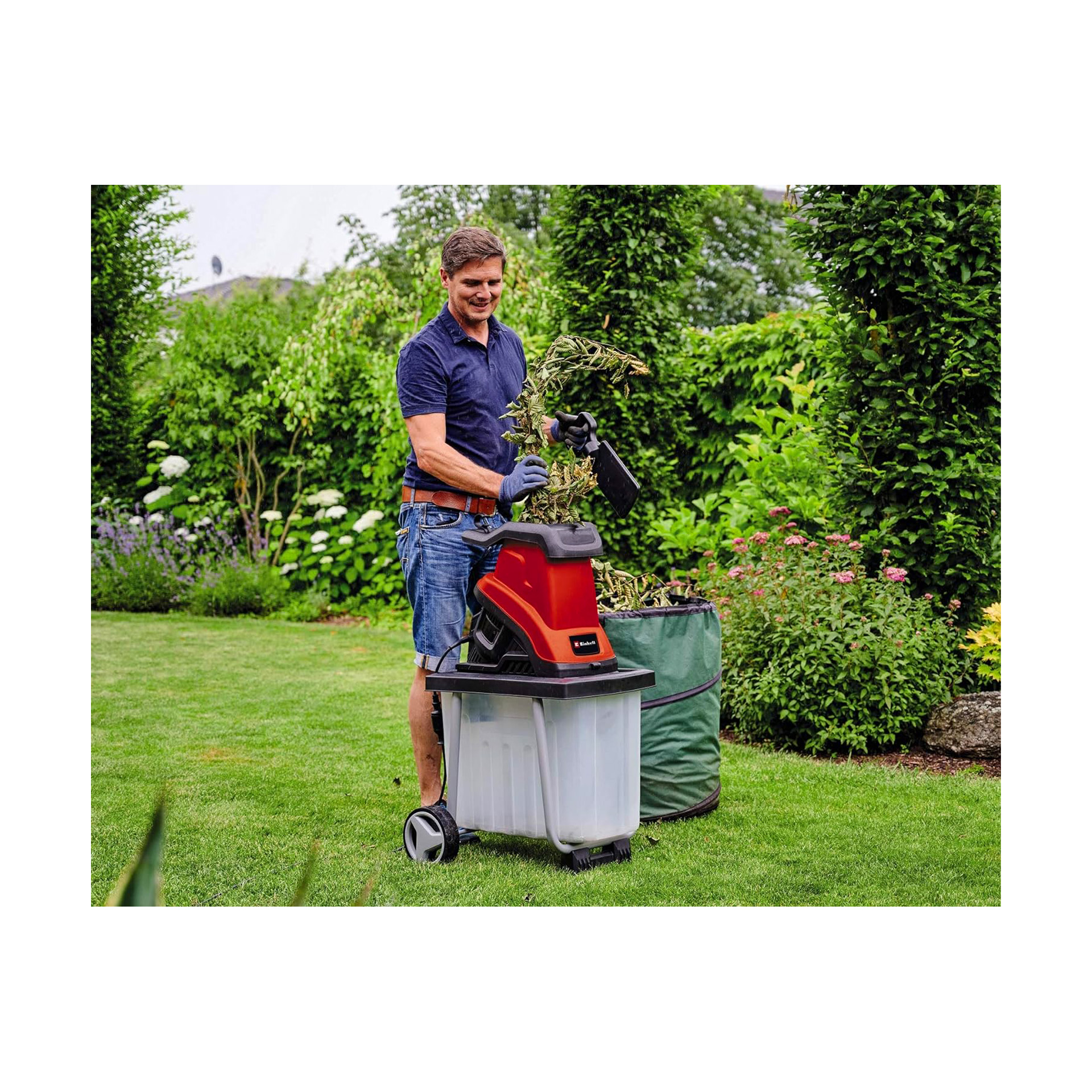 Triturador Elétrico de Folhas 2000W 55L GC-KS 2540 CB Einhell