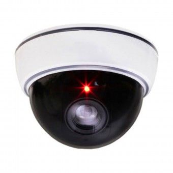 Cmara Falsa de Vigilncia Dome para Teto com LED Fixo Chacon