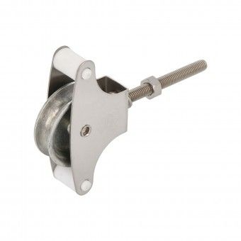 Roldana de Estendal com Parafuso e Porca M6x 39mm Mod.22 Inox - 2UNI