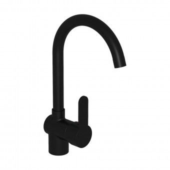 Torneira de Cozinha Monocomando Bica Alta Plaza Preto AFJ