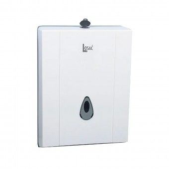 Dispensador Papel Zig Zag ABS Branco Losac