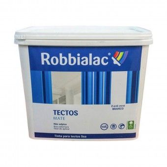 Tinta para Tetos Branco Mate 10L Robbialac