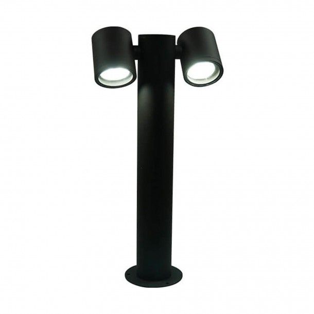 Candeeiro de Jardim Duplo de Alumínio Candeeiro de Jardim Duplo de Alumínio