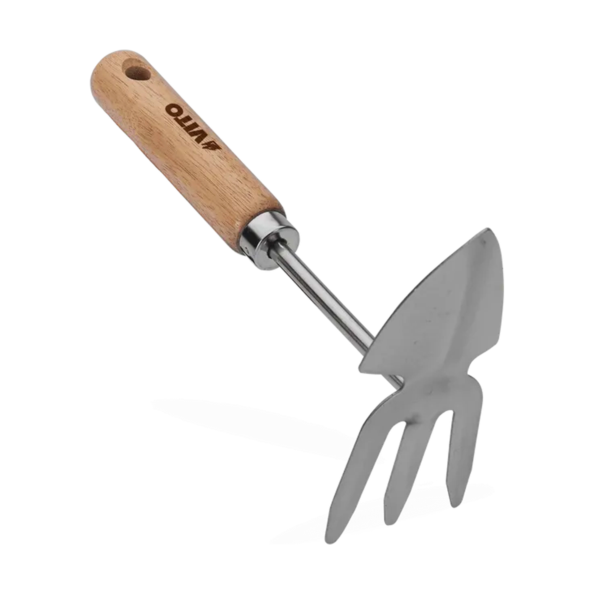 Sacho de 3 Dentes com Cabo Madeira 25cm Vito