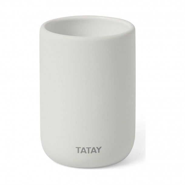 Porta Escovas Soft Branco Tatay