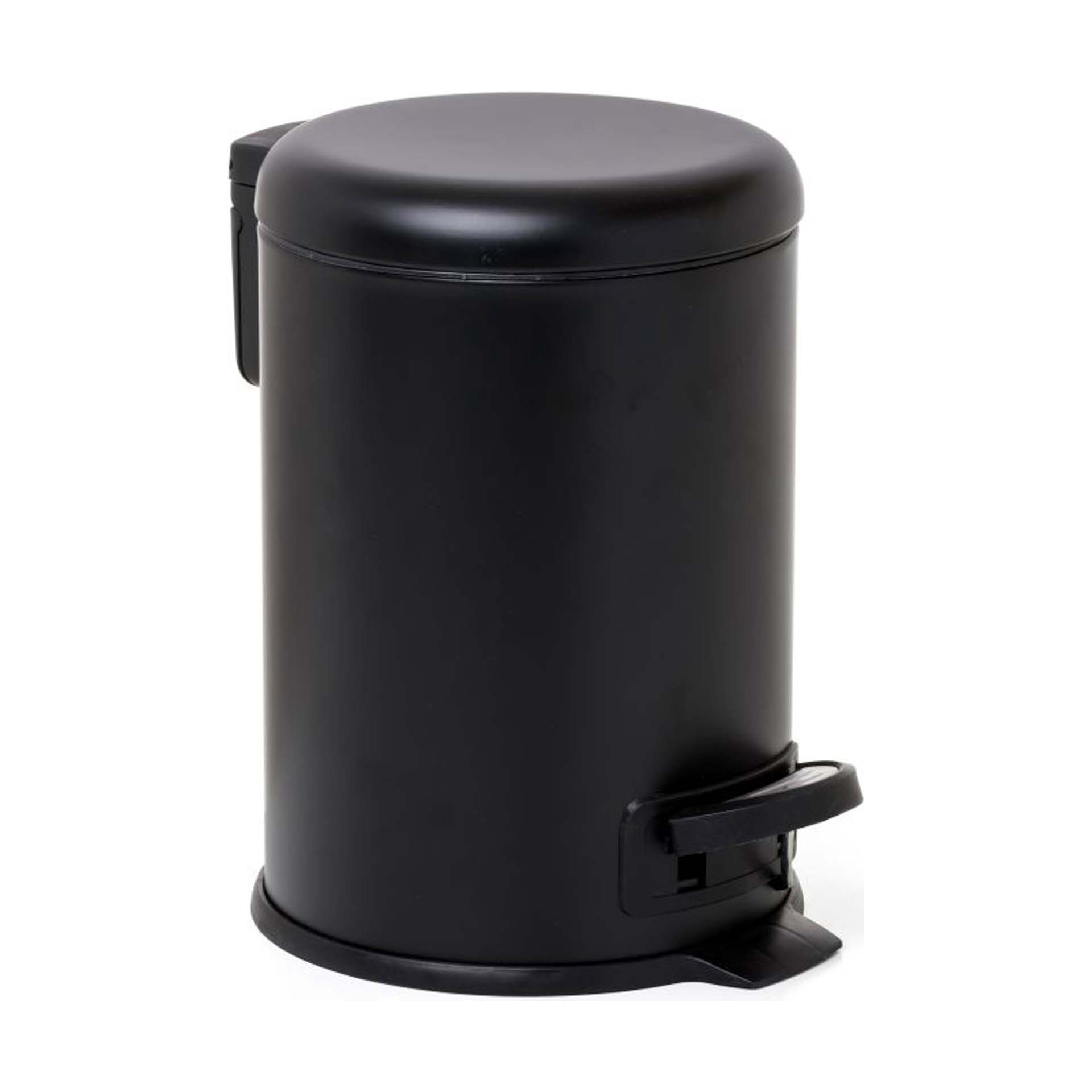 Balde de Lixo WC Nordic Preto 3L Tatay