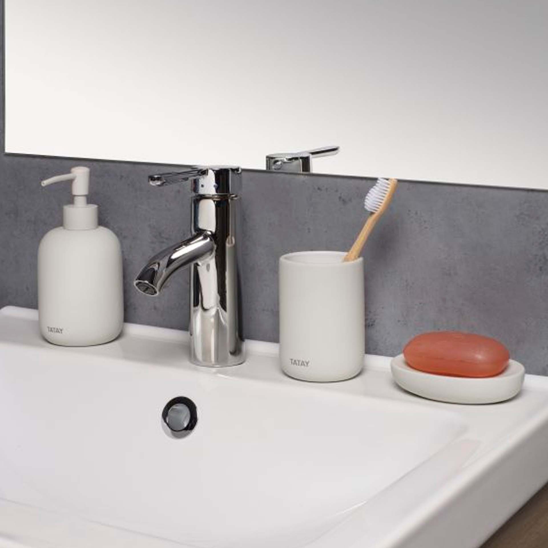 Doseador de Sabão Líquido Soft Branco Tatay