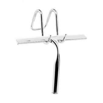 Limpa Vidros Cromado com Gancho