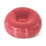 Puff Insufl�vel Redondo Vermelho � 112cm