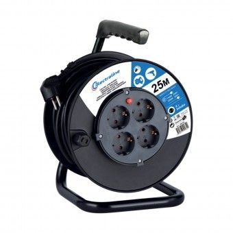 Extens�o El�trica com Enrolador e 4 Tomadas