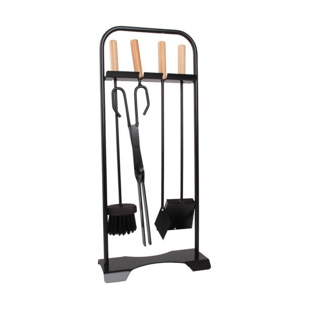 Conjunto para Lareira Preto