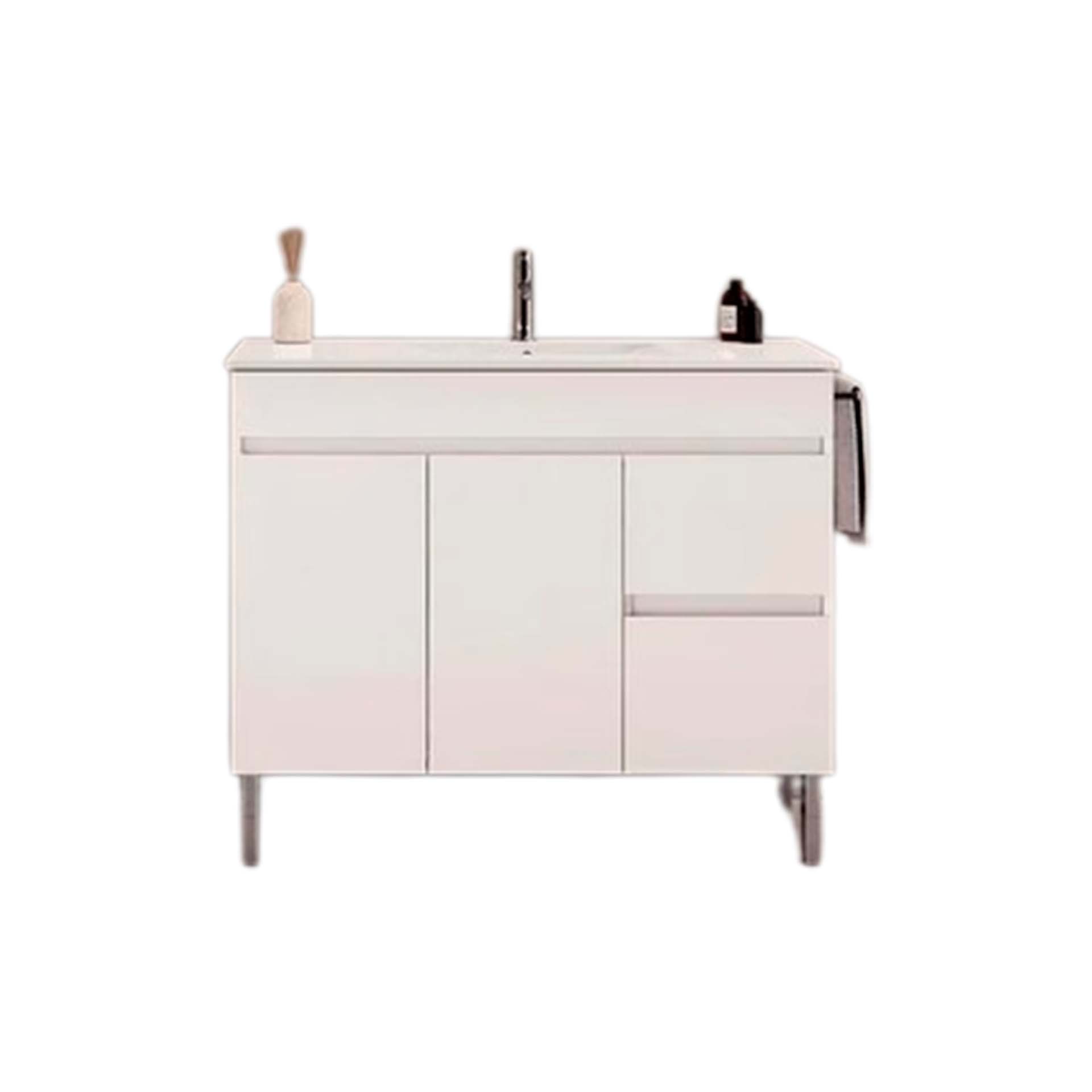 Móvel Iris 100 com Lavatório 100 Fifty Banhoazis