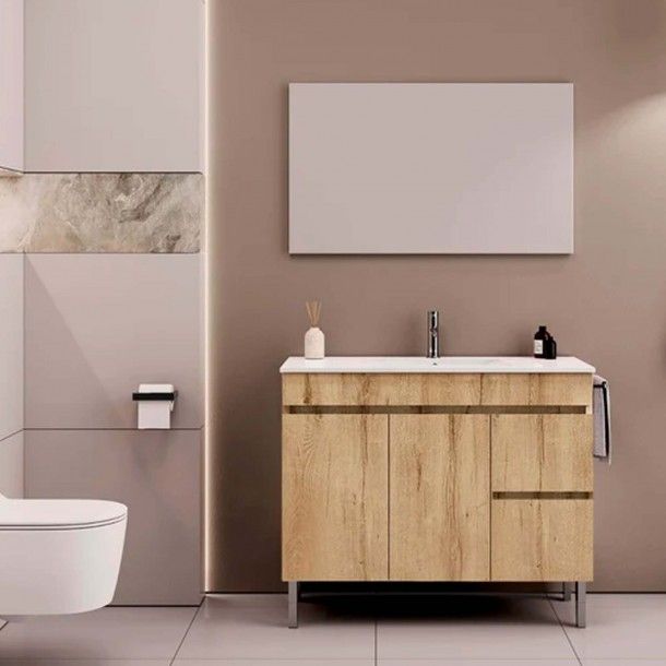 Mvel Iris 80 com Lavatrio Chene Banhoazis