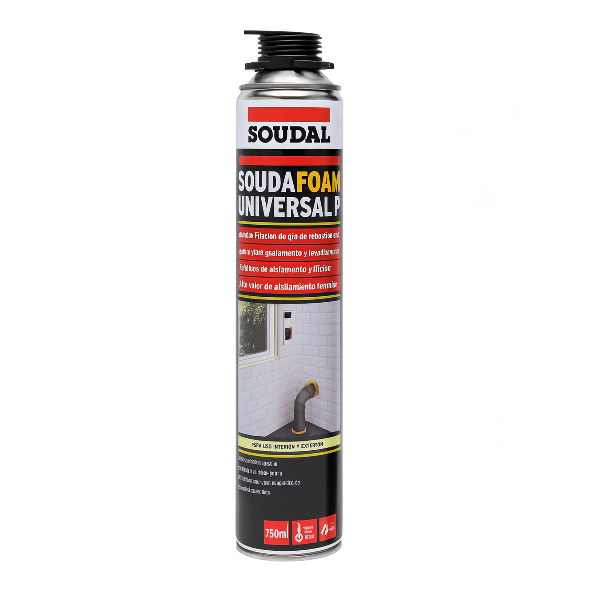 Espuma Poliuretano Pistola ProFoam 750ml Soudal