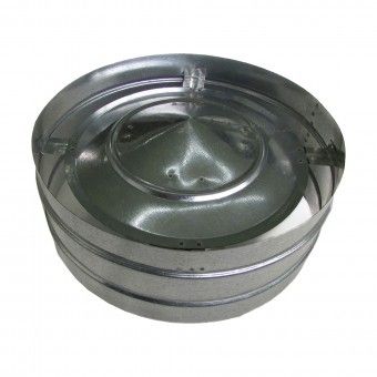 Chap�u Salamandra Duplo com Aba Inox � 80-130mm