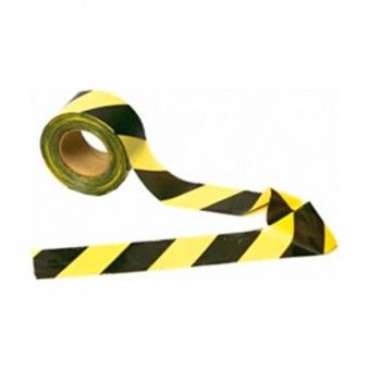 Fita de Sinalização 50mm 200M Preta/Amarela Fita de Sinalização 50mm 200M Preta/Amarela