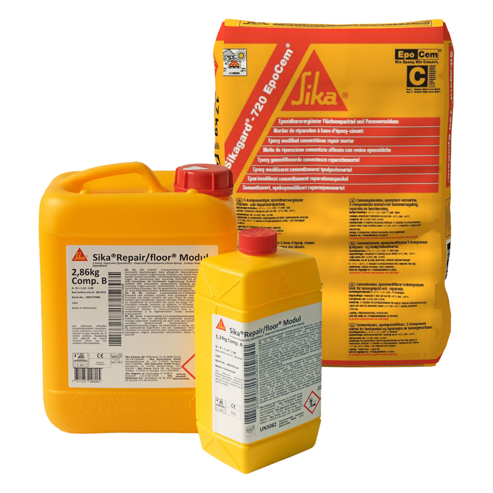 Argamassa Impermeabilização SikaGard 720 Epocem A+B+C 21kg Sika