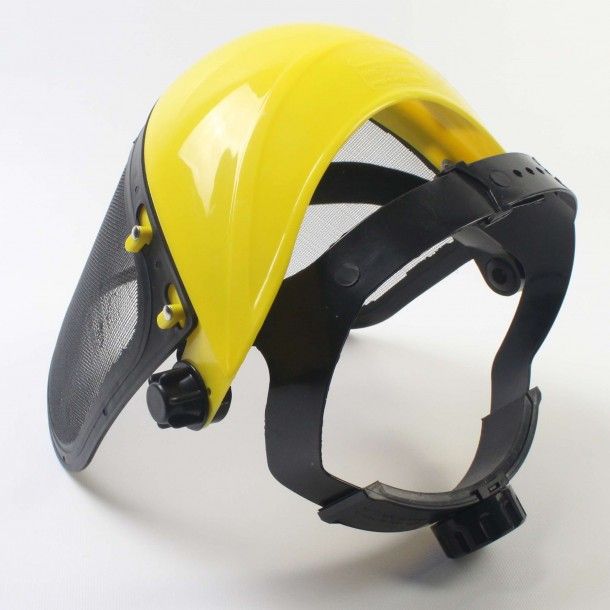 Viseira de Prote��o com Rede Met�lica