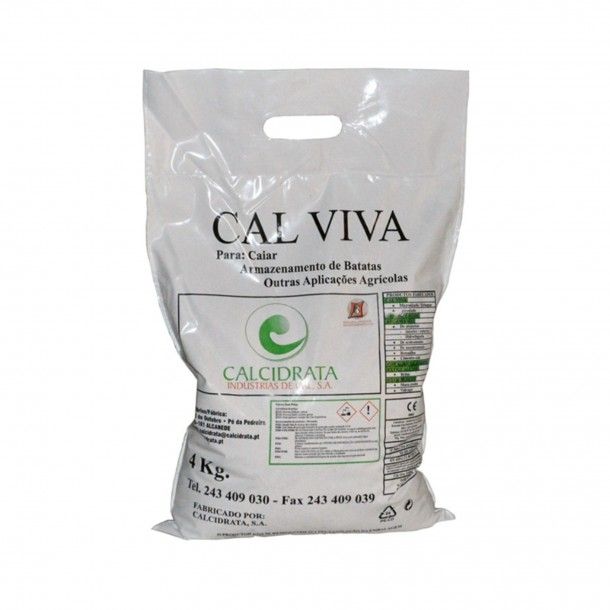 Cal Viva em P� Calcidrata 5Kg