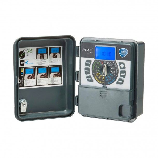 Programador de Rega 6 Esta��es Exterior I-Dial 24V Digital BZW