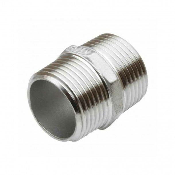 Casquilho Duplo Roscado Inox Casquilho Duplo Roscado Inox