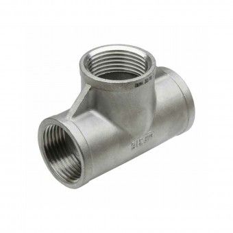 Tê Roscado Inox Tê Roscado Inox