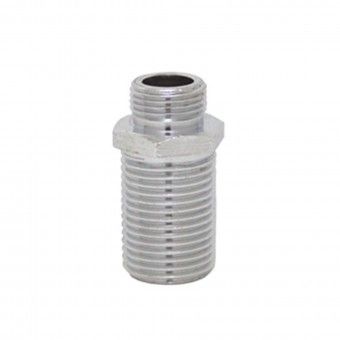 Casquilho Duplo Redu��o Roscado 20x16mm Lat�o Cromado