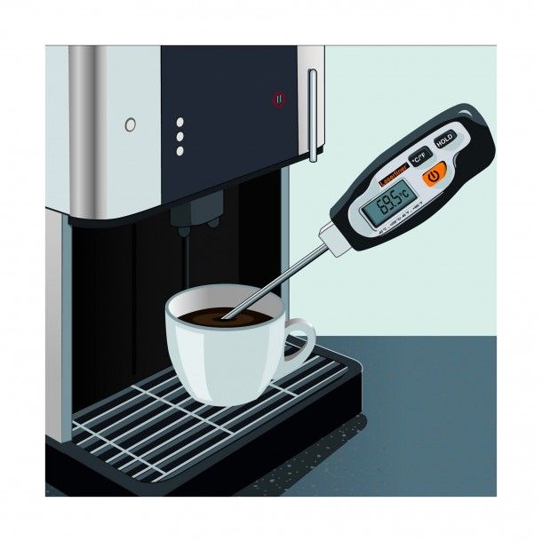 Term�metro Digital Agulha Thermotester Laserliner