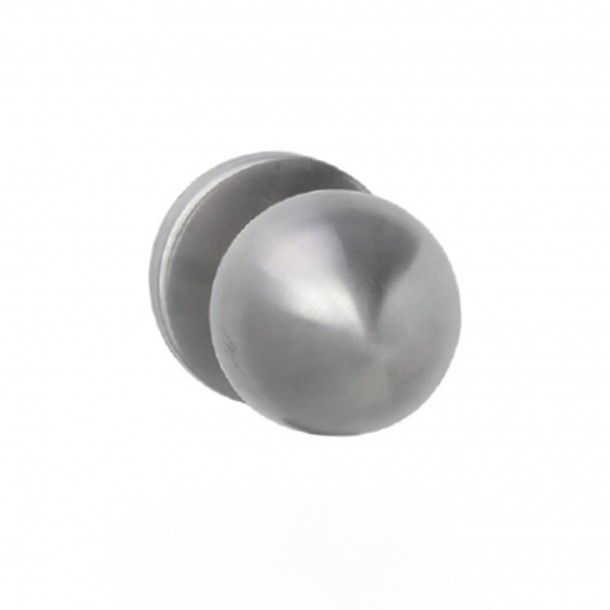 Puxador Porta Duplo com Roseta 8004/60mm Inox Globallock