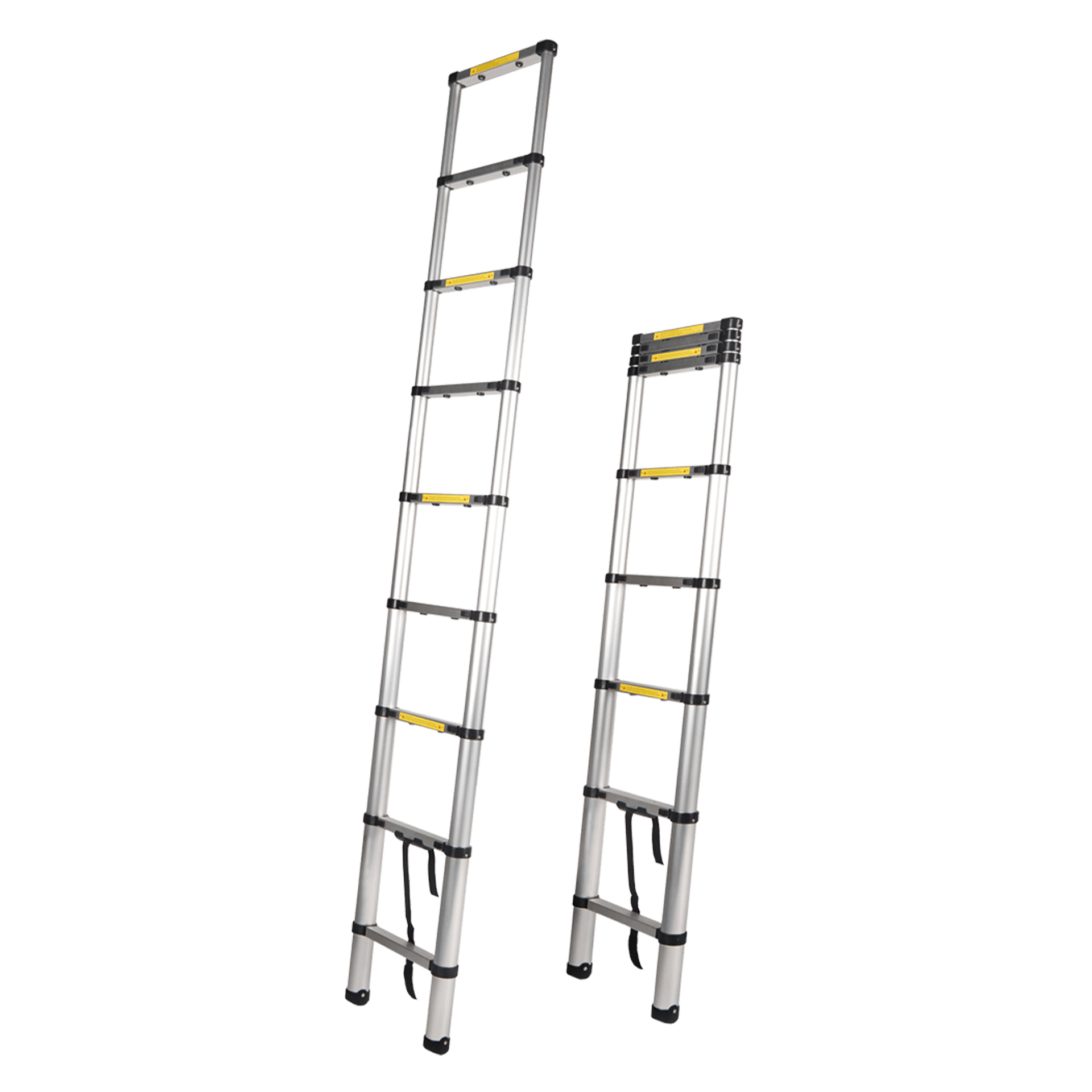 Escada Extensível Telescópica 13 Degraus 3,81M Alumínio Ferral