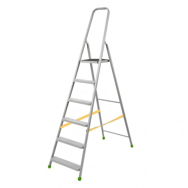 Escadote de Alum�nio 6 Degraus Eco 1,19M Ferral