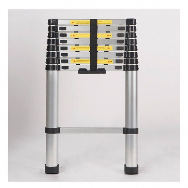 Escada Extens�vel Telesc�pica 13 Degraus 3,81M Alum�nio Ferral