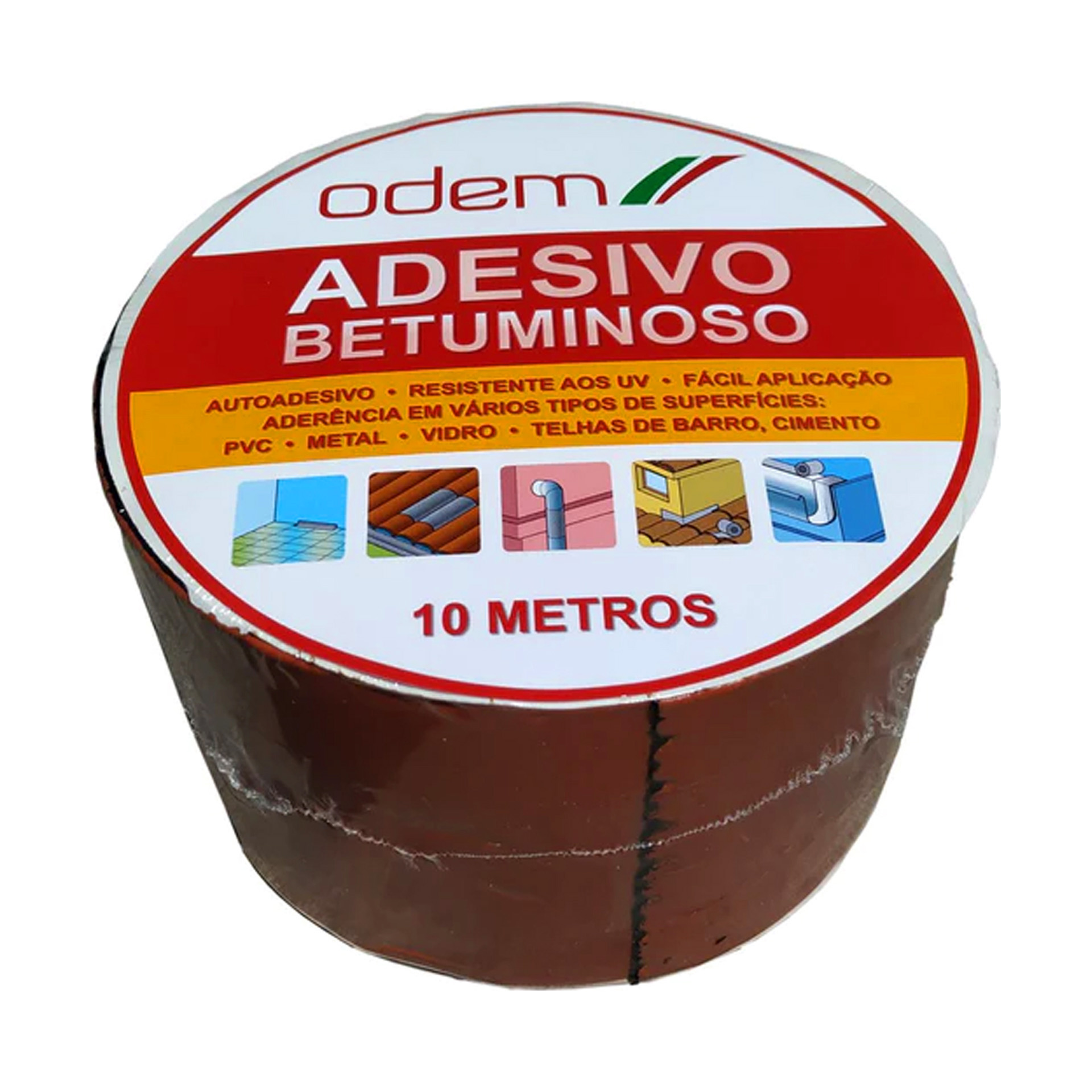 Fita Betuminosa Autoadesiva Terracota 0,20x10M