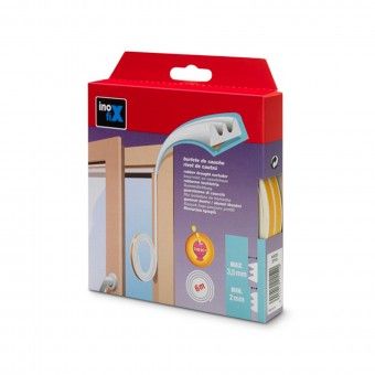 Fita de Calafetagem Adesiva 4x6mm 6M Perfil K Branca