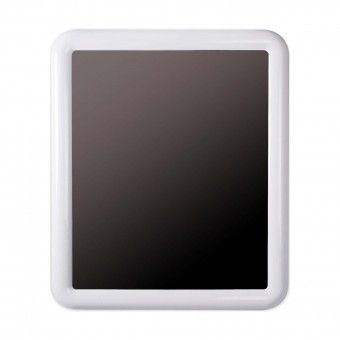 Espelho Retangular com Moldura Branca 65x55cm Tatay