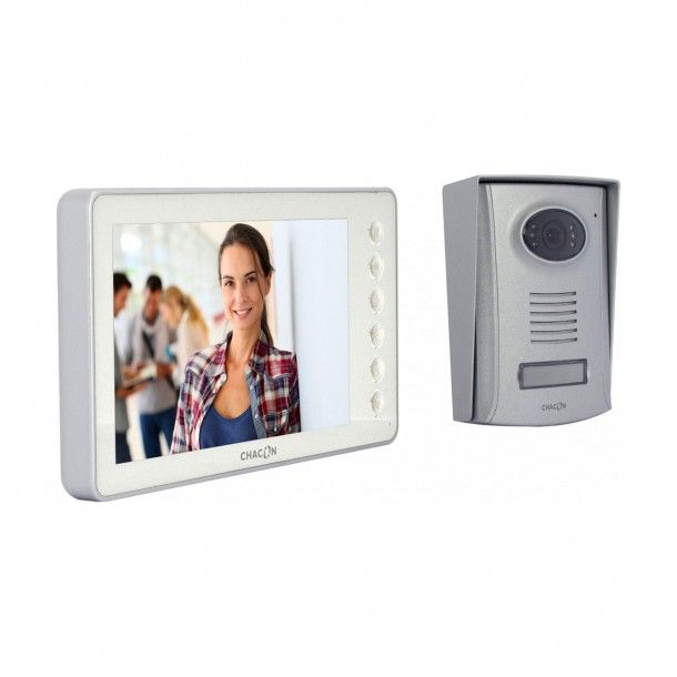 Videoporteiro Ecr� 7" a Cores de 2 Fios - Chacon