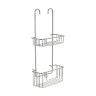 Cesto para Duche com 2 Prateleiras 60x28x13.50cm Alum�nio Tatay