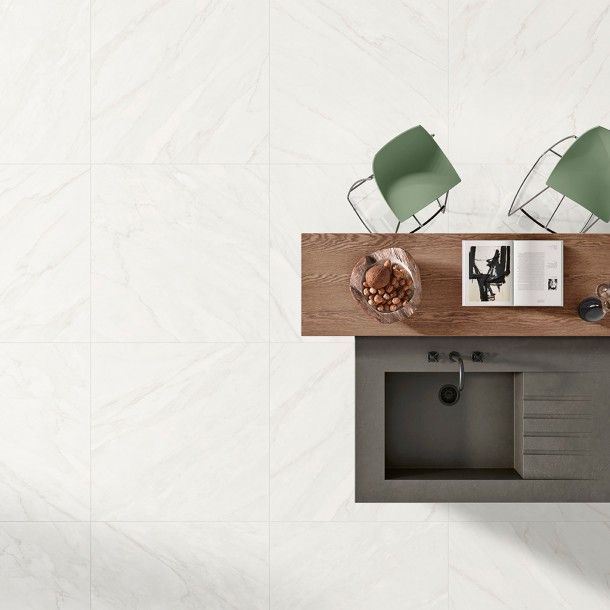 Pavimento 60x60 Marble White Mate Retificado Love