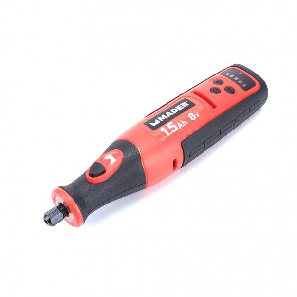 Mini Berbequim Retificador a Bateria 8V 1.5Ah Mader Mini Berbequim Retificador a Bateria 8V 1.5Ah Mader