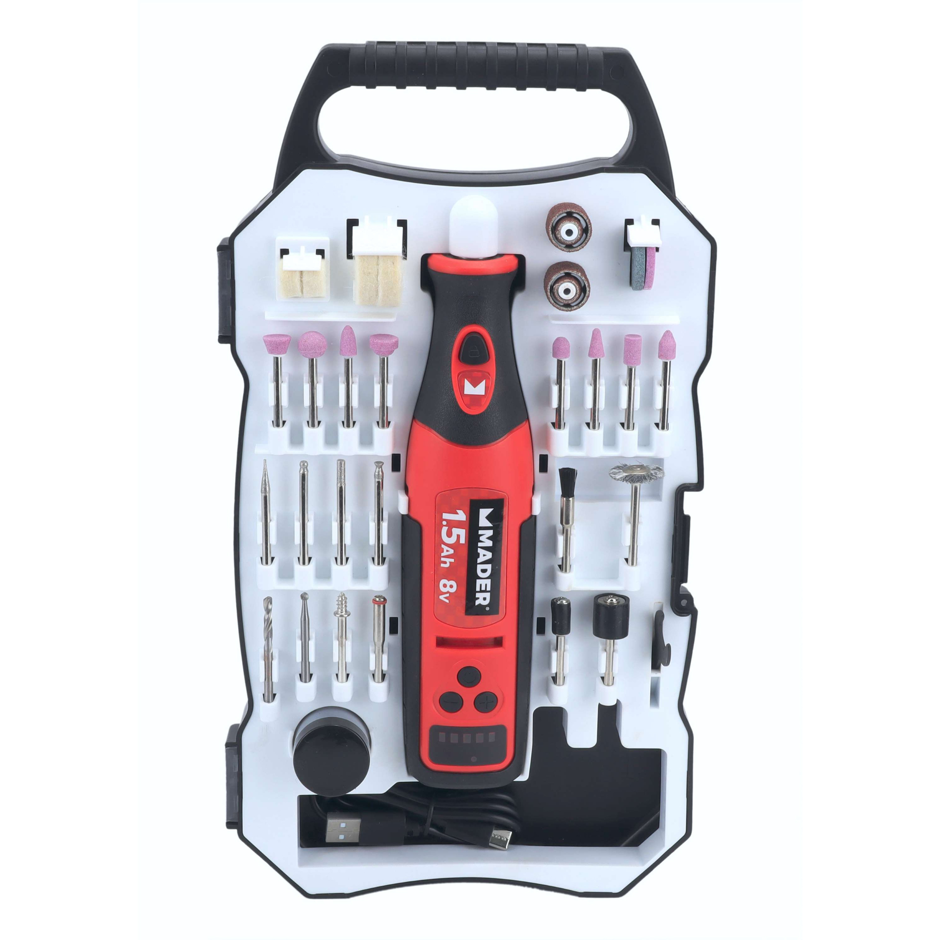 Mini Berbequim Retificador a Bateria 8V 1.5Ah Mader