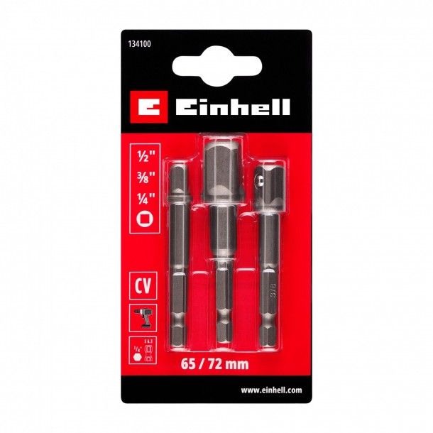 Jogo de Adaptadores para Chaves de Caixa Einhell