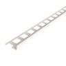Perfil de Acabamento para Cer�mica 2,50M Reto Alum�nio Lacado Branco
