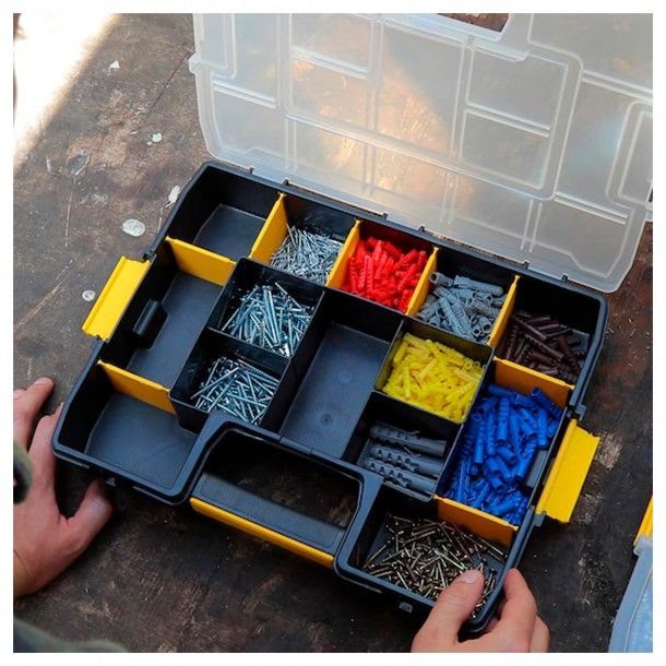 Organizador Sortmaster 14 Divis�rias 1-97-483 Stanley