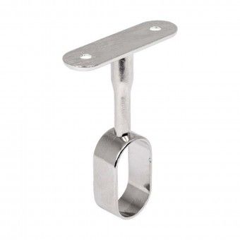 Suporte Var�o Teto Central 70mm 30x15mm Zamak N�quel Blister 2