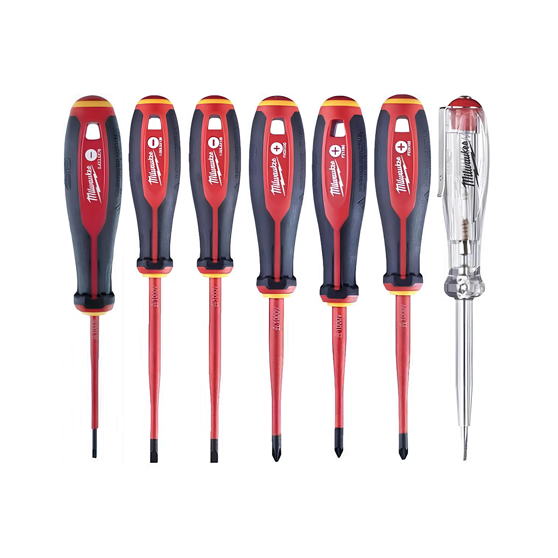 Kit 7 Chaves de Fenda Pozidriver VDE Milwaukee
