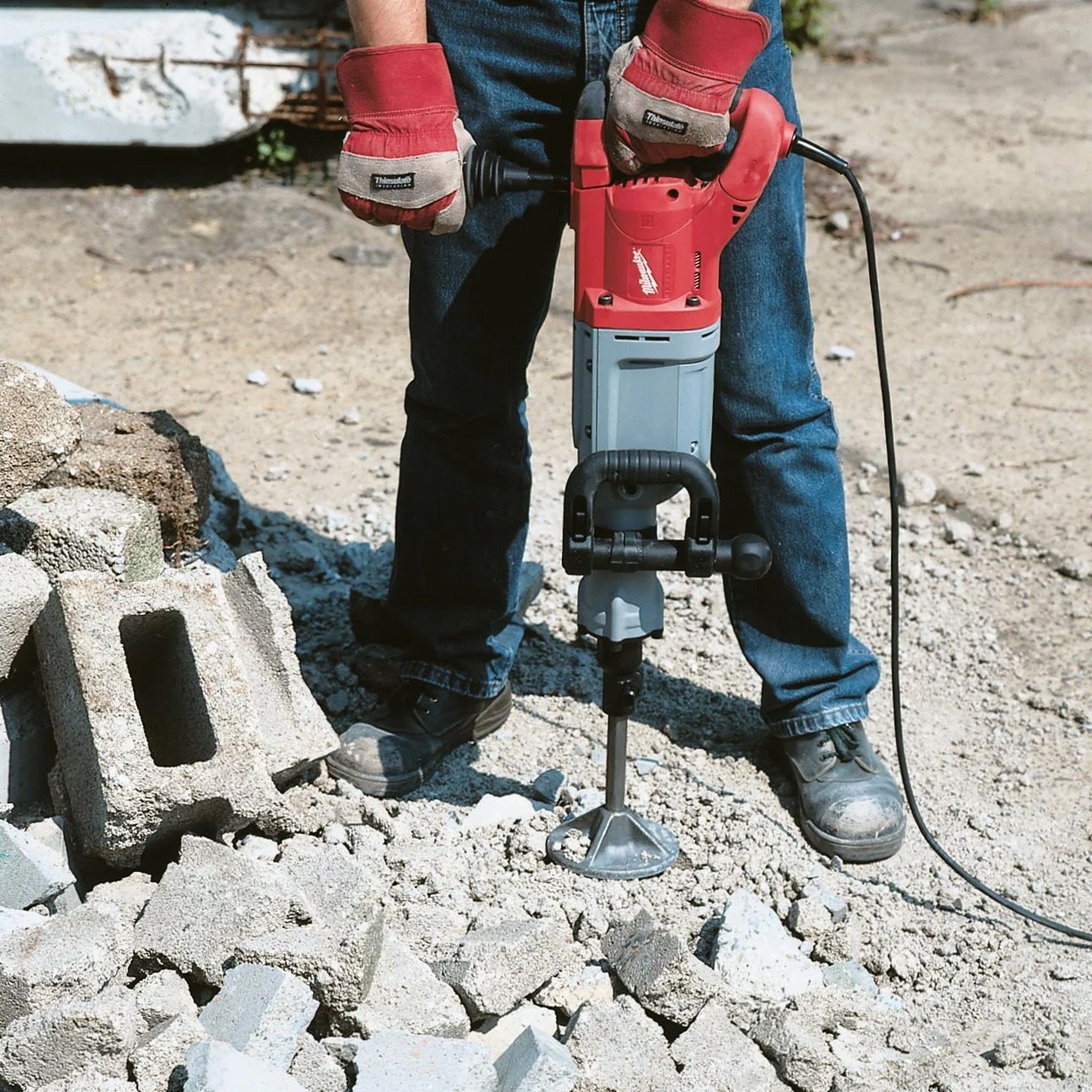 Martelo Demolidor 1600W 20J 10Kg K900S Milwaukee