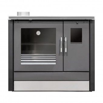 Fog�o a Lenha 6,8KW Sa�da Fumo Esquerda ME16 Tropical Preto Metlor