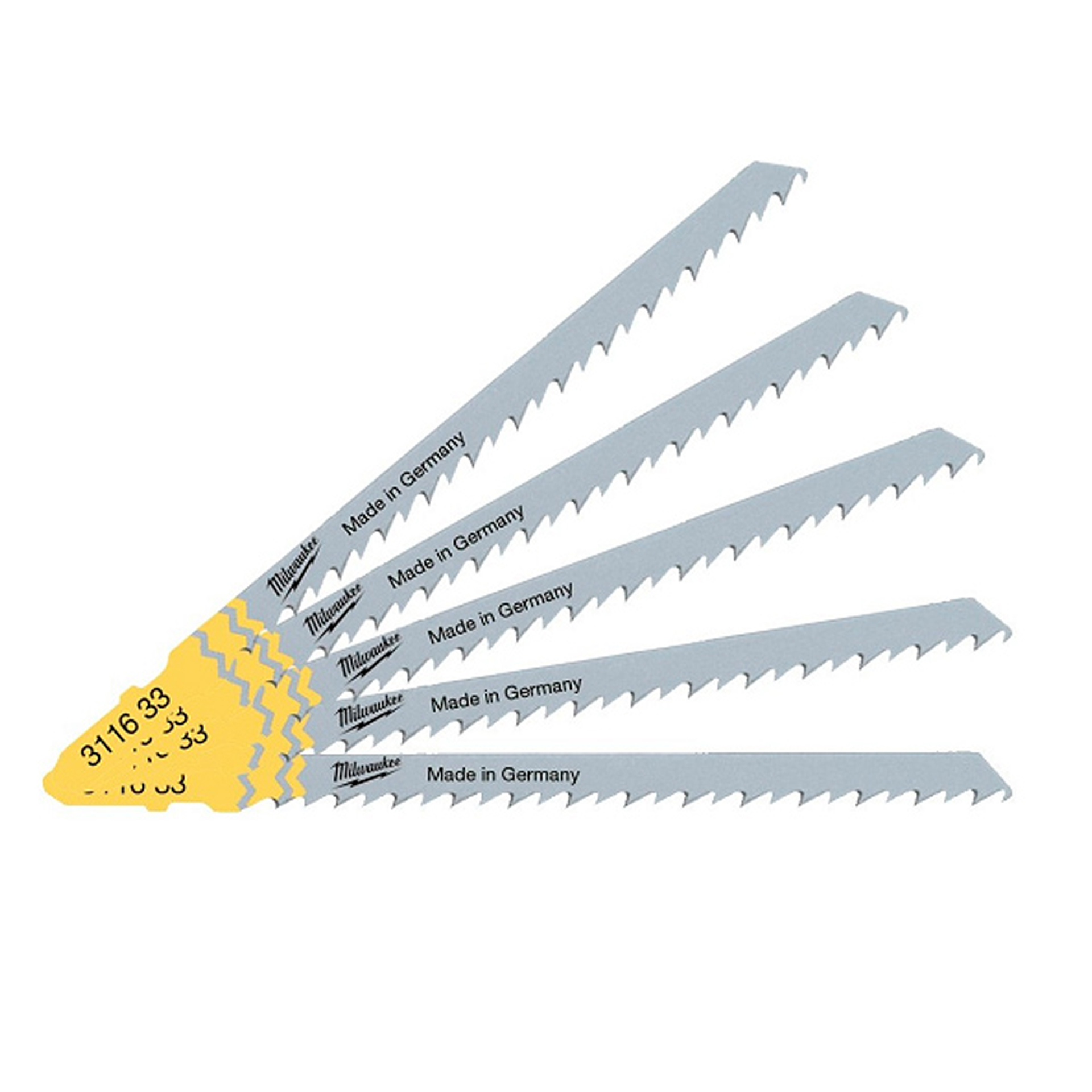 Lâminas de Corte Rápido Madeira 4x105mm Milwaukee