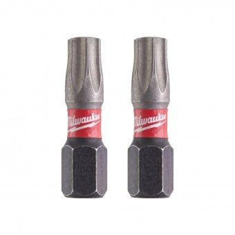 Pontas de Aparafusar Shockwave Torx TX30 25mm Milwaukee